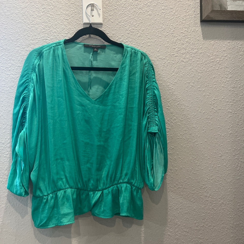 Womens mint green blouse